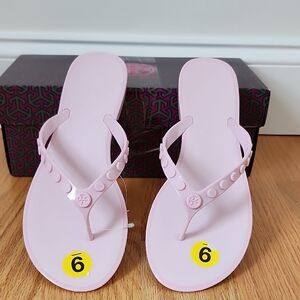 Tory Burch Pink Flip Flops